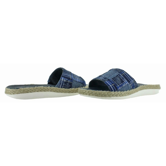 Tommy Bahama NIB Denim Relaxology Inaya Slide Sandals - Picture 2 of 8